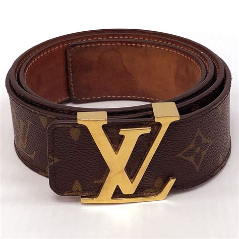 fake label louis vuitton monogram initiales belt|louis vuitton belt lv original.